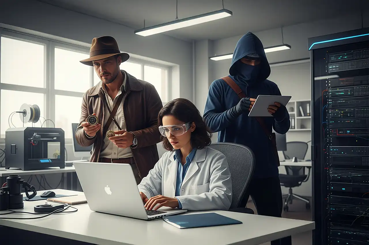 equipo de investigadores de datos